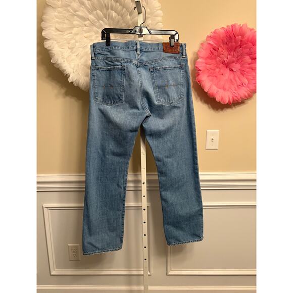 POLO RALPH LAUREN 867 CLASSIC FIT BLUE JEANS SIZE 35/32 - Picture 3 of 6